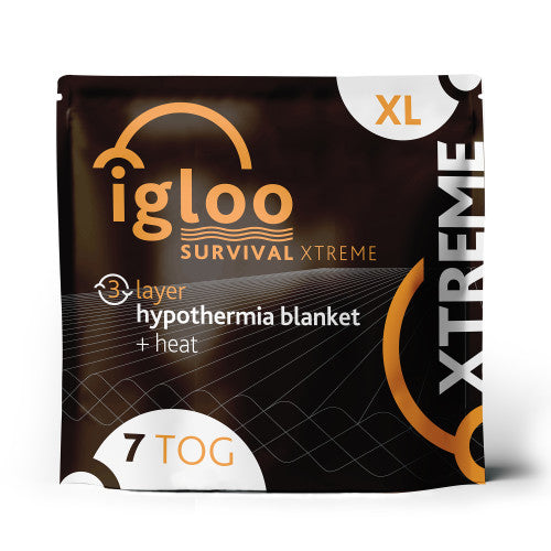 Igloo Xtreme Hypothermia Blanket - XLarge - Emergency Orange