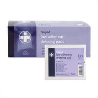 Relipad Low-Adherent Dressing Pads 5cm x 5cm