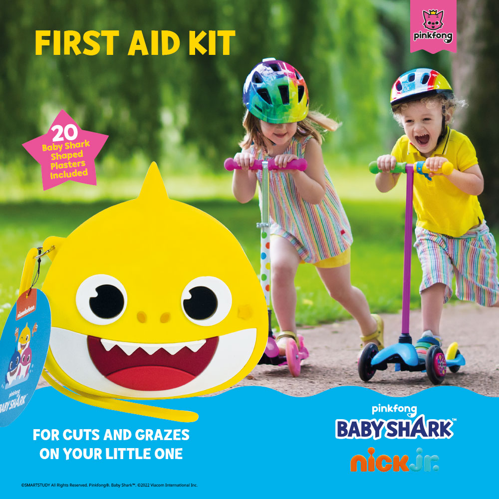 Baby Shark First Aid Kit in Silicon Pouch